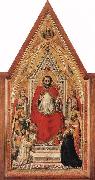 GIOTTO di Bondone The Stefaneschi Triptych: St Peter Enthroned Spain oil painting artist